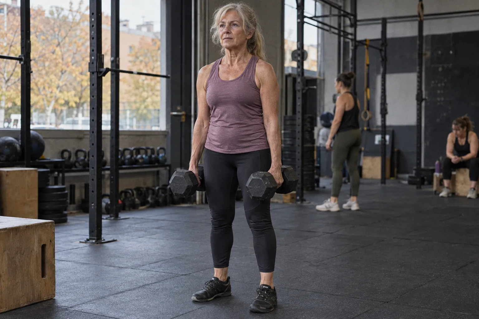 La rutina de fuerza de Sally Gunnell para ganar tono muscular a partir de los 60 años